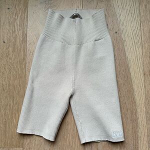 Kith Jen Biker Shorts Size Small Ribbed High Rise Streetwear Athleisure LOGO